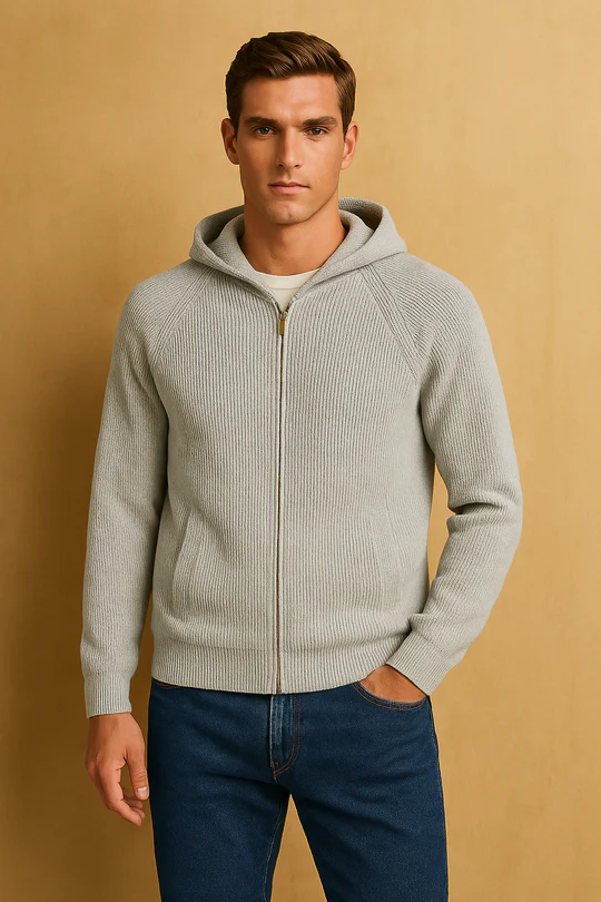 Chaqueta Soft Knit Zip